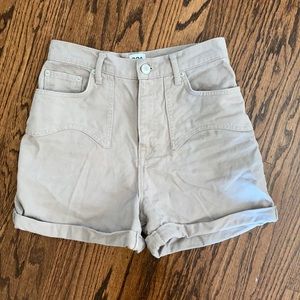 UO western mom shorts